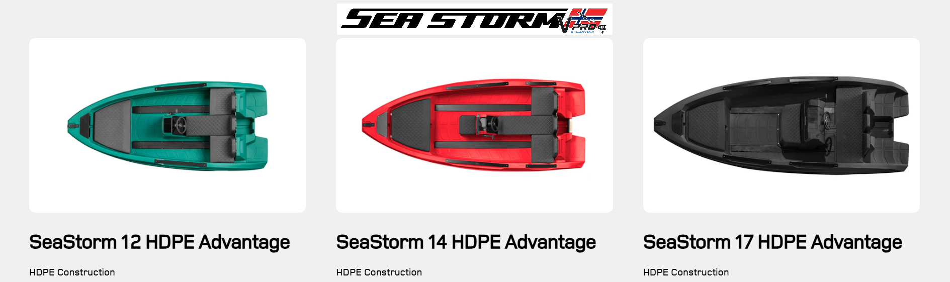 Lanchas SeaStorm HDPE en Chile