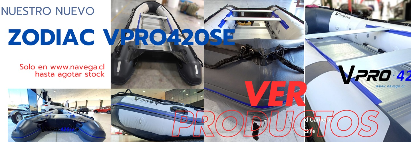 Bote Neumático Inflable Desarmable Piso Rígido Zodiac VPro420se